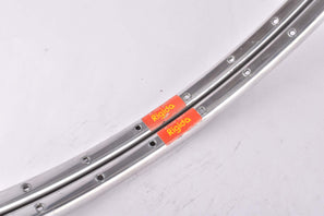 NOS Rigida AL 1320 Clincher Rim Set in 28"/622mm with 36 holes from the 1980s