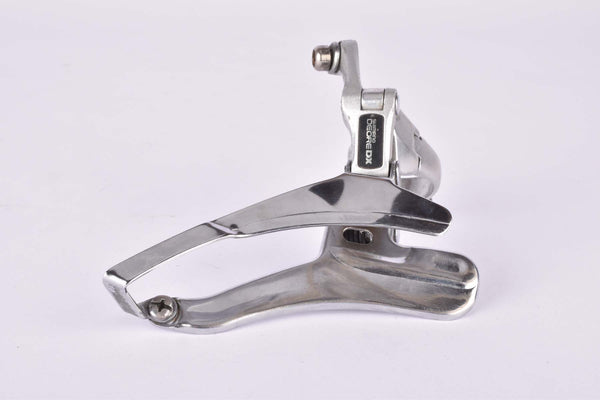 Dérailleur Aluminium Argenté Dérailleur Avant Shimano Deore DX FD-M650 Vintage Pour VTT/MTB - Argenté, Alu, Occasion En état OK Xtr Shimano