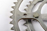 Stronglight steel cottered crankset with 40/52 teeth and 170 length from the 1950s
