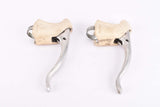 Weinmann non-aero Brake lever set with white hoods from the 1980s