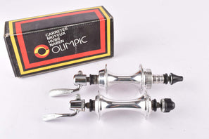 NOS Olimpic Hiperbolico Low Flange Hub Set with 36 holes and english thread from 1980s