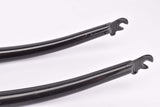 26" Black MTB Steel Fork with Eyelets for Fenders