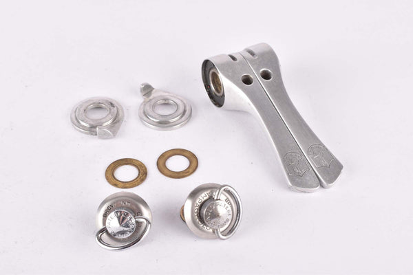 Campagnolo Record Doppler Retro Friction braze on Gear Lever Shifter Set from the 1980s