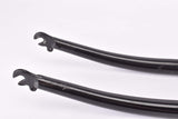 26" Black MTB Steel Fork with Eyelets for Fenders