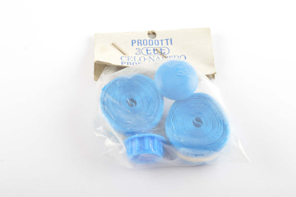 NEW 3 ttt Celo~Nastro Professionale handlebar tape blue/white from the 1970s - 80s NOS/NIB