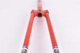 28" partly chromed steel fork with Campagnolo dropouts from the 1970s