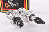 NOS Olimpic Hiperbolico Low Flange Hub Set with 36 holes and english thread from 1980s