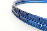 NEW Galli Tirreno Adriatico blue anodized Clincher Rims 700c/622mm with 36 holes from the 1980s NOS