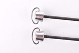 Campagnolo second generation C-Record / Record Corsa quick release set, front and rear Skewer from the late 1980s - 90s