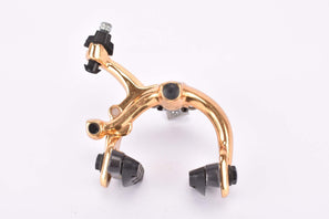 NOS golden anodized CLB Professionnel single pivot front Brake Caliper  from the 1980s