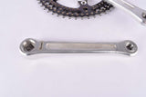 Stronglight (Spidel) 105 ter Drillium Crankset, black chainrings with 52/42 Teeth and 170mm length from the 1970s / 1980s