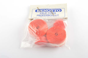NEW Benotto Celo-Cinta Professinale handlebar tape red/white from the 1970s - 80s NOS/NIB
