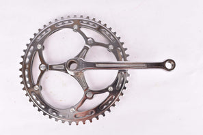 NOS Magistroni fluted three arm cottered chromed right crankarm with 51/47 teeth and 170mm length 170mm from the 1950s - 1960s