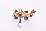 NOS golden anodized CLB Professionnel single pivot front Brake Caliper  from the 1980s