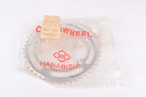 NOS Hanabishi chainring with 48 teeth and 130BCD from the 1970s / 1980s