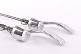 Campagnolo second generation C-Record / Record Corsa quick release set, front and rear Skewer from the late 1980s - 90s