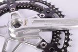 Stronglight (Spidel) 105 ter Drillium Crankset, black chainrings with 52/42 Teeth and 170mm length from the 1970s / 1980s