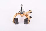 NOS golden anodized CLB Professionnel single pivot front Brake Caliper  from the 1980s