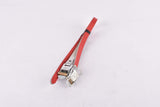NOS Red Verma Leather toe clip straps from the 1950s - 1980s