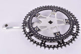 Stronglight (Spidel) 105 ter Drillium Crankset, black chainrings with 52/42 Teeth and 170mm length from the 1970s / 1980s