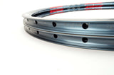 NEW Rigida CSB DP22 dark anodized Clincher Rims 650C/571mm with 32 holes from the 1980s NOS