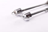 Campagnolo second generation C-Record / Record Corsa quick release set, front and rear Skewer from the late 1980s - 90s