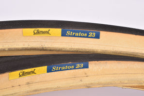 Clement Statos 23road bike / urban folding Tire Set in 622-23mm (28" / 700x23C) from the 1990s / 2000s