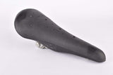 Black Super Coureur Plastic Saddle with Seatpost Clamp from the 1970s