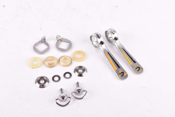 Casati pantographed Campagnolo Record / Super Record #1014 braze on Gear Lever Shifter Set from the 1980s