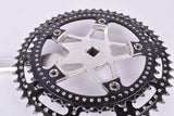 Stronglight (Spidel) 105 ter Drillium Crankset, black chainrings with 52/42 Teeth and 170mm length from the 1970s / 1980s