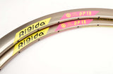 NEW Rigida DP18 dark anodized Clincher Rims 700c/622mm with 32 holes from the 1980s - 2000s NOS