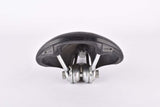 Black Super Coureur Plastic Saddle with Seatpost Clamp from the 1970s