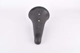 Black Super Coureur Plastic Saddle with Seatpost Clamp from the 1970s