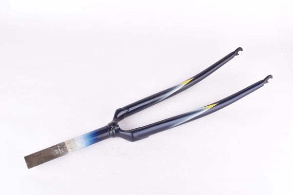 NOS 28" Blue paint art Steel Fork with Columbus SL / SLX tubing