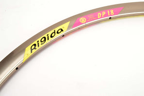 NEW Rigida DP18 dark anodized single Clincher Rim 700c/622mm with 18 holes from the 1980s 2000s NOS
