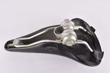 Black Super Coureur Plastic Saddle with Seatpost Clamp from the 1970s