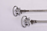 Campagnolo quick release set Record and Super Record, #1001/3 and #1006/8 front and rear Skewer from the 1970s - 1980s