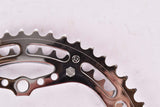 NOS Liftel Spécialités Course "Doubles-Plateaux chromés" 3 pin chromed steel Chainring with 52/45 teeth and 116 mm BCD for cottered cranksets