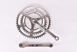 NOS Stronglight fluted three arm cottered chromed steel crank set with 52/40 teeth in 170mm from the 1960s / 1970s