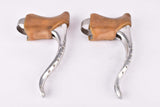Weinmann AG 405 Carrera #185 non-aero Brake lever set with brown hoods from the 1980s