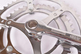 NOS Stronglight fluted three arm cottered chromed steel crank set with 52/40 teeth in 170mm from the 1960s / 1970s