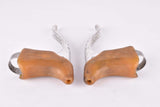Weinmann AG 405 Carrera #185 non-aero Brake lever set with brown hoods from the 1980s