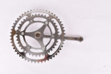 NOS Stronglight fluted three arm cottered chromed steel crank set with 52/40 teeth in 170mm from the 1960s / 1970s