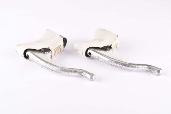 Second Generation Campagnolo Athena brake lever set with white hoods