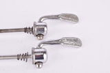 Campagnolo quick release set Record and Super Record, #1001/3 and #1006/8 front and rear Skewer from the 1970s - 1980s