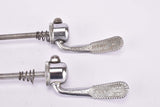 Campagnolo quick release set Record and Super Record, #1001/3 and #1006/8 front and rear Skewer from the 1970s - 1980s