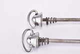 Campagnolo quick release set Record and Super Record, #1001/3 and #1006/8 front and rear Skewer from the 1970s - 1980s