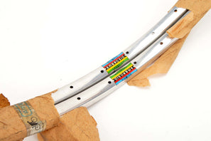 NEW Ambrosio Olympic Champion Tubular Rims 650C/571mm with 36 holes from the 1950s -60s NOS