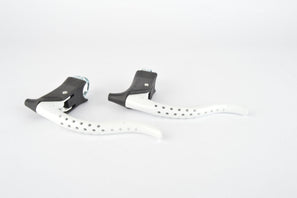 NOS CLB Sulky Competiton non-aero Brake lever Set in white, from the 1970s / 1980s
