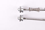 Campagnolo post CPSC quick release set Nuovo Tipo #1310 and #1311 front and rear Skewer from the 1970s - 80s